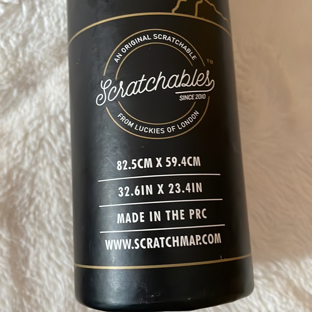 NWOT Scratch MAP ๐บ ๐งณ - Picture 3 of 9